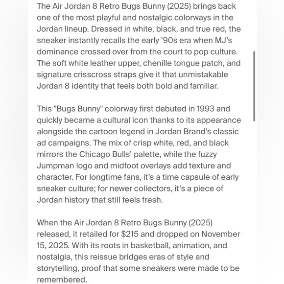 Jordan Men's Retro 8 Alternate - Picture 7 of 7